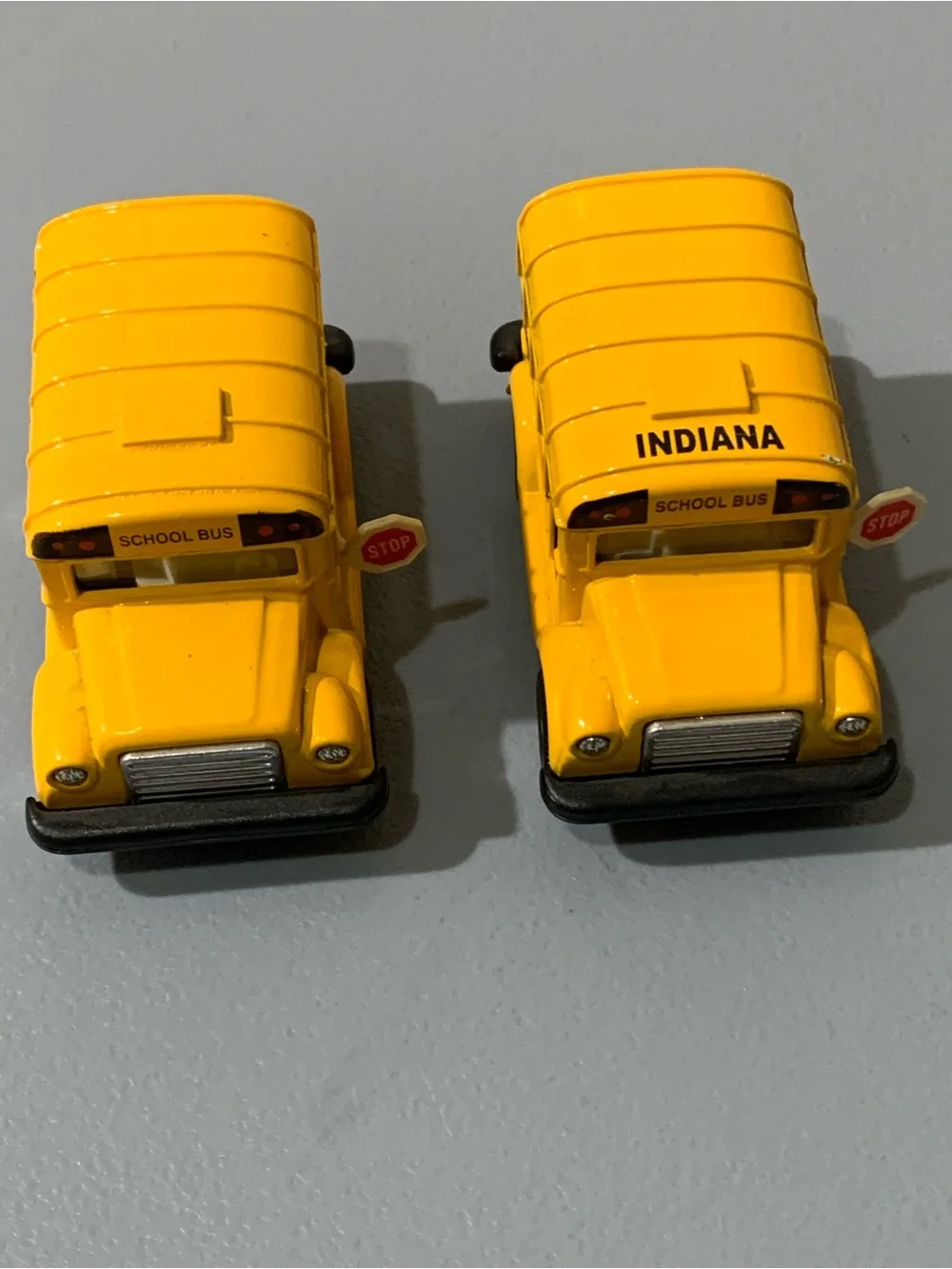 Yellow Indiana School Bus Toy - Kids Play Vehicle
